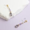 tohu-invisible-clip-on-earrings-crystal-d001l-purple9 人魚.無痛耳夾