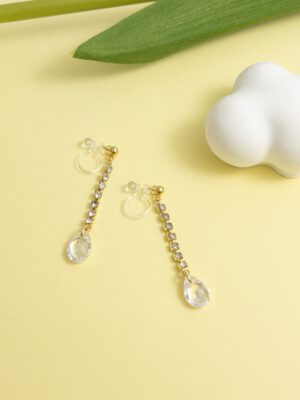 tohu-invisible-clip-on-earrings-crystal-d004g-gold3 極光.無痛耳夾