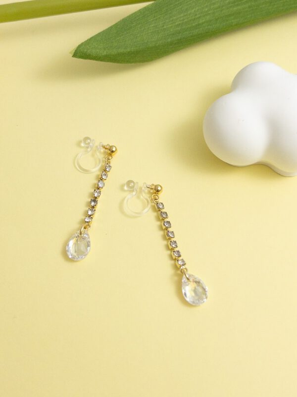 tohu-invisible-clip-on-earrings-crystal-d004g-gold3 極光.無痛耳夾