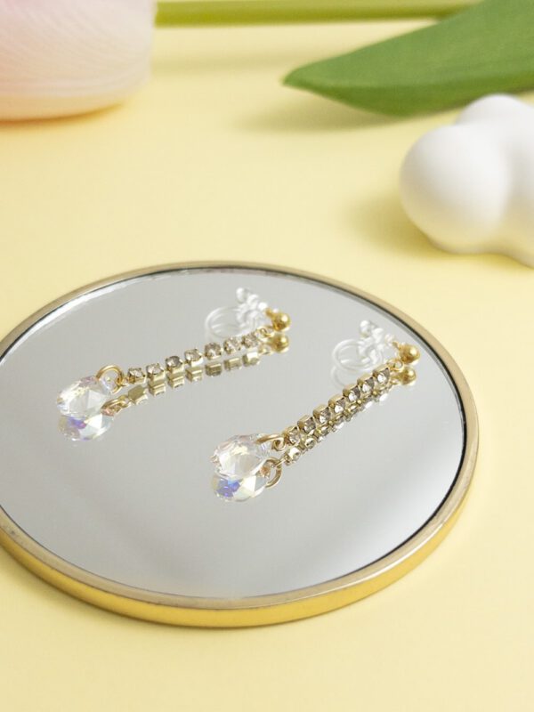 tohu-invisible-clip-on-earrings-crystal-d004g-gold5 極光.無痛耳夾