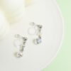 tohu-invisible-clip-on-earrings-crystal-d007s-silver4 雪人・無痛耳夾
