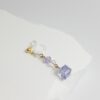 tohu-invisible-clip-on-earrings-crystal-s001l-lavender-cube11 櫻花方糖・無痛耳夾 - 薰衣草紫