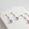 tohu-invisible-clip-on-earrings-crystal-s001l-lavender-cube12 櫻花方糖・無痛耳夾 - 薰衣草紫