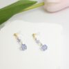 tohu-invisible-clip-on-earrings-crystal-s001l-lavender-cube14 櫻花方糖・無痛耳夾 - 薰衣草紫
