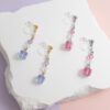 tohu-invisible-clip-on-earrings-crystal-s001l-lavender-cube19 櫻花方糖・無痛耳夾 - 薰衣草紫