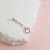 tohu-invisible-clip-on-earrings-crystal-s004p-pink-heart9 粉櫻告白.無痛耳夾