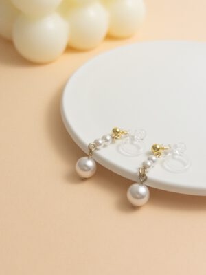 tohu-invisible-clip-on-earrings-pearl-s008g-gold5 溫柔珍珠・無痛耳夾