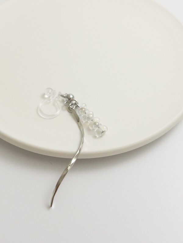 tohu-invisible-clip-on-earrings-s006s-silver4 微光流線・無痛耳夾